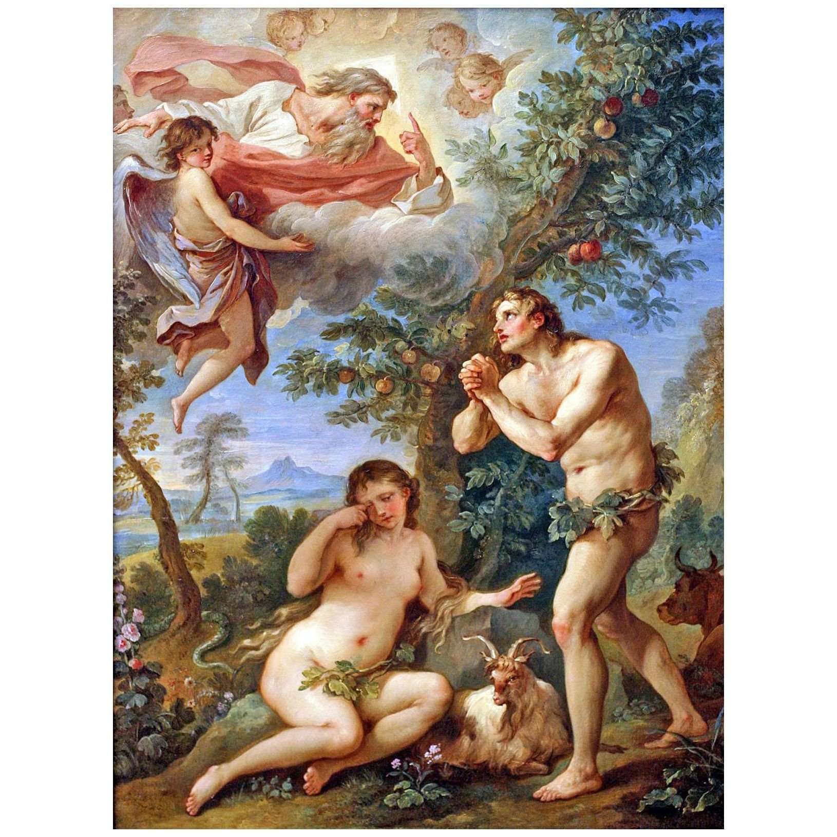  Charles-Joseph Natoire. Adam et ?ve. 1740. Metropolitan Museum NY
