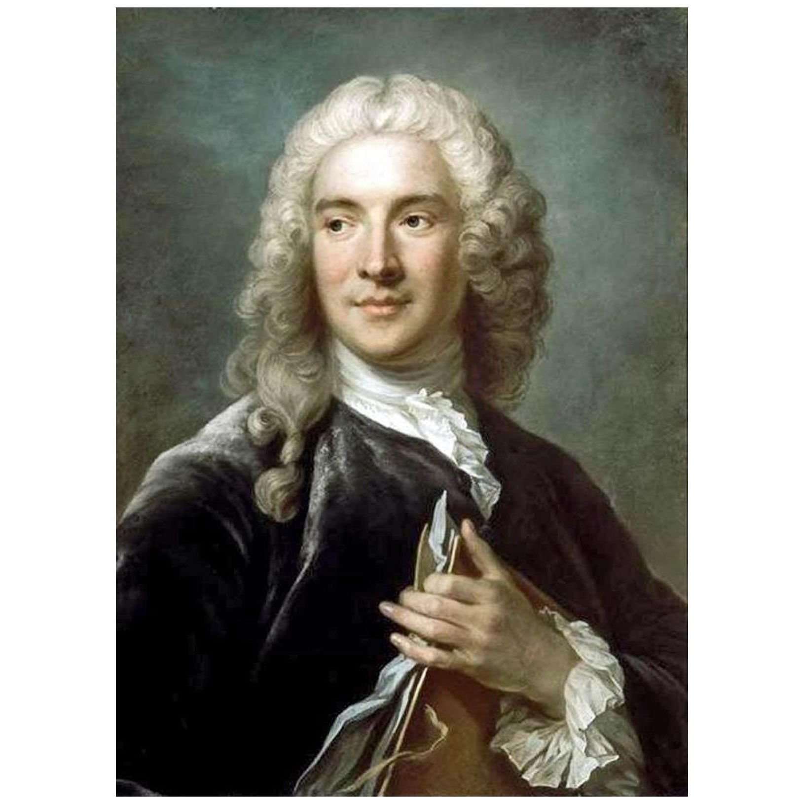  Gustaf Lundberg. Portrait de Charles-Joseph Natoire. 1741. Louvre