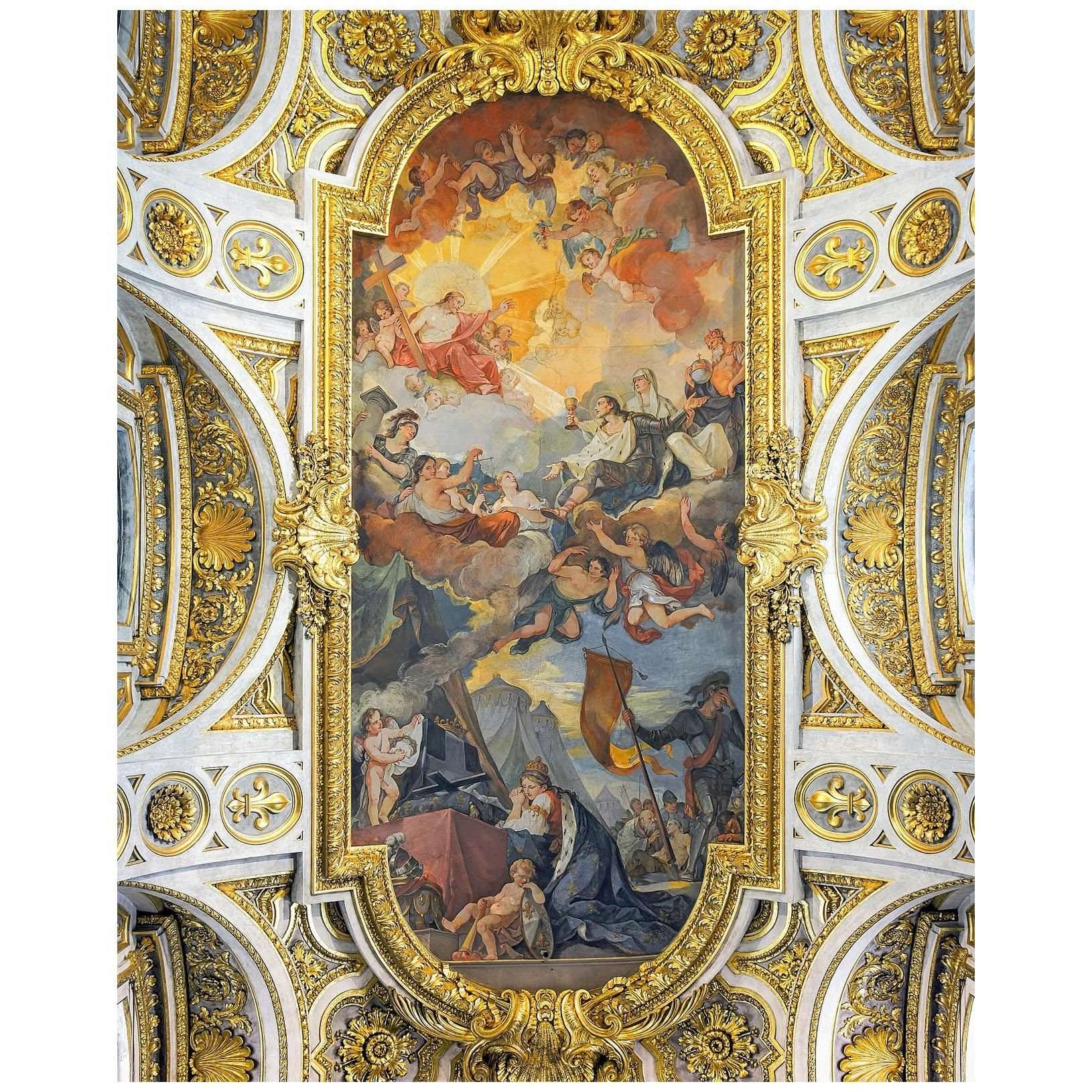 Charles-Joseph Natoire. Apoth?ose de Saint Louis. 1754. San Luigi dei Francesi, Roma