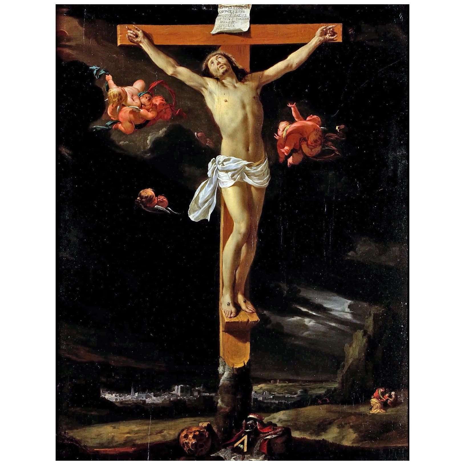  Charles Le Brun. Crucifixion. 1637. Pushkin Museum Moscow