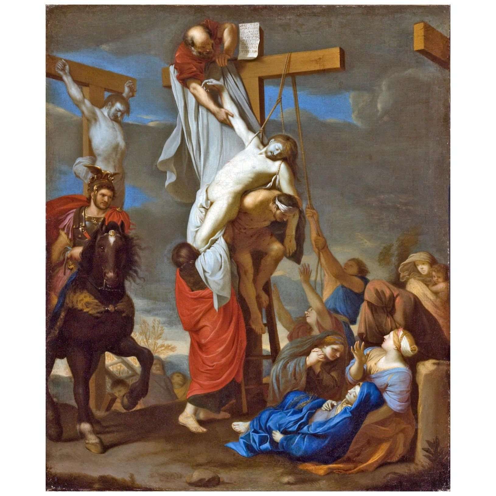  Charles Le Brun. La descente de croix. 1648. LACMA Los Angeles