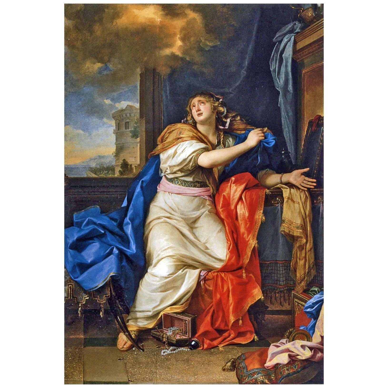  Charles Le Brun. Marie Madeleine repentante. 1656. Louvre