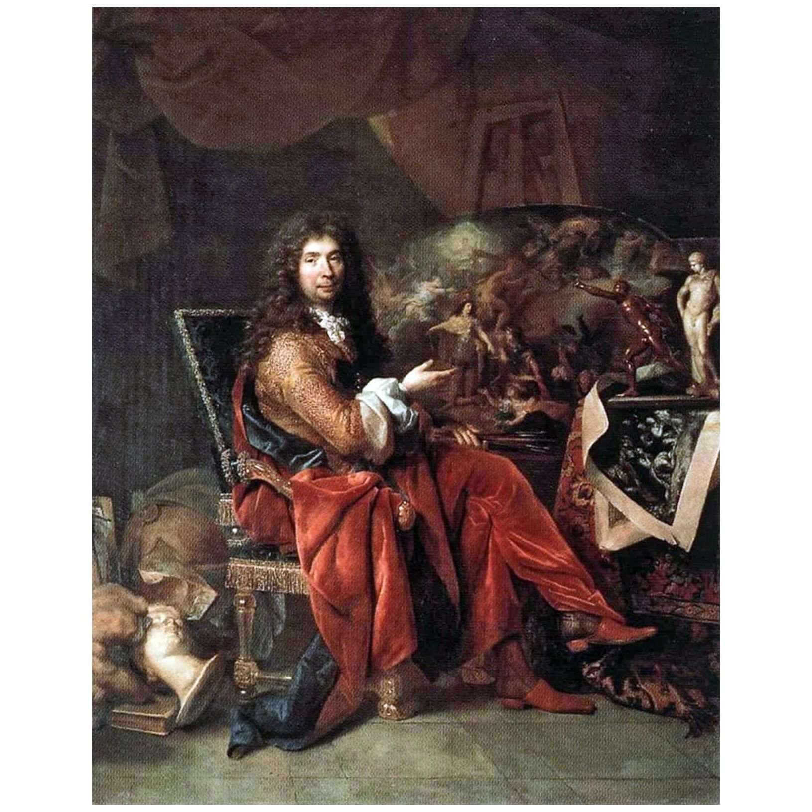  Nicolas de Largilleer. Charles Le Brun. 1683. Louvre