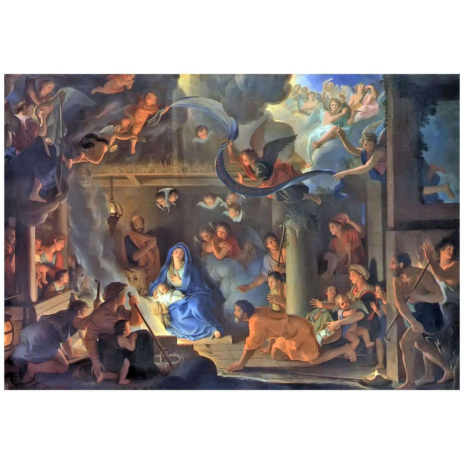  Charles Le Brun. Adoration des bergers.1689. Louvre