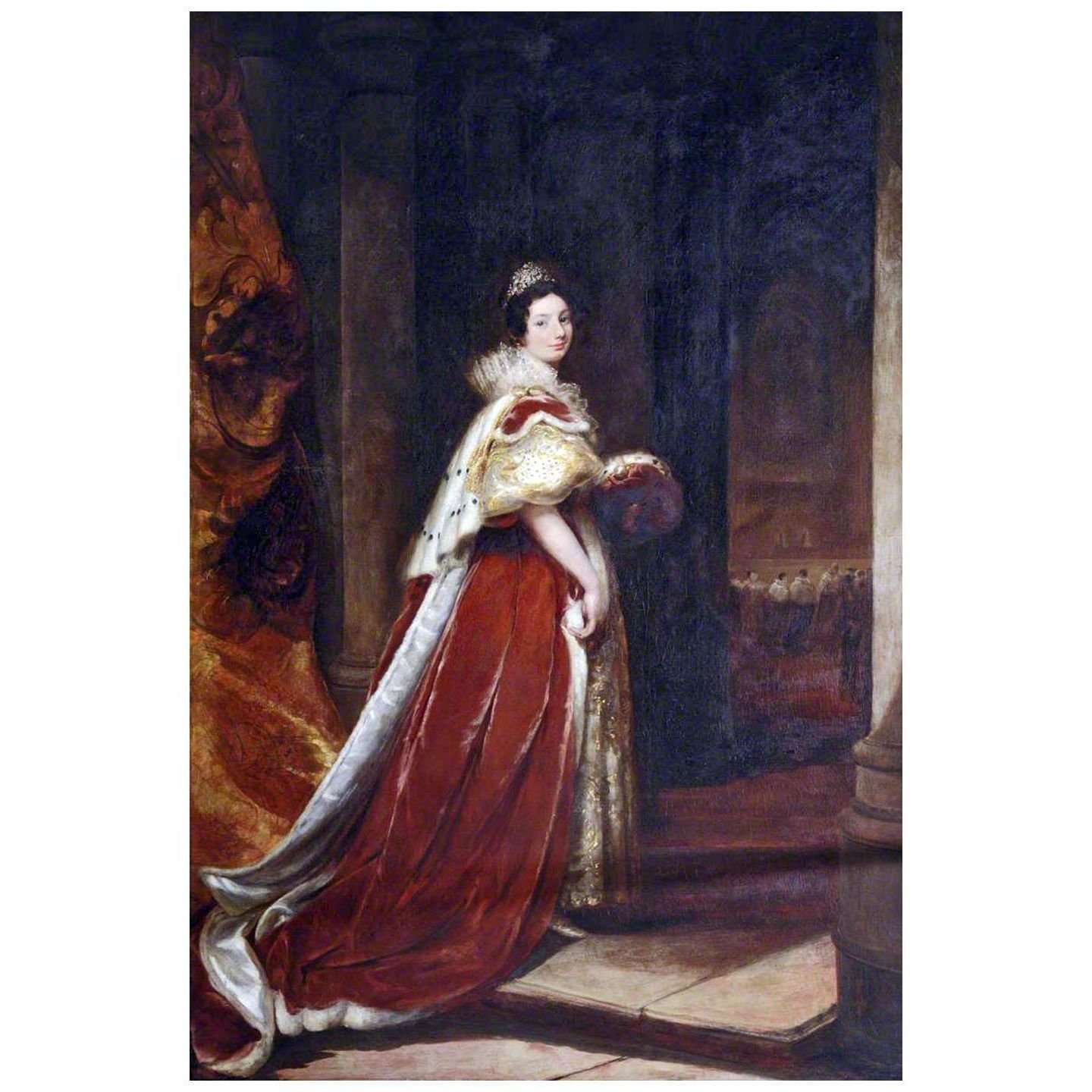  Christina Robertson. Lady Louisa Rolle. 1830. Great Torrington Town Hall