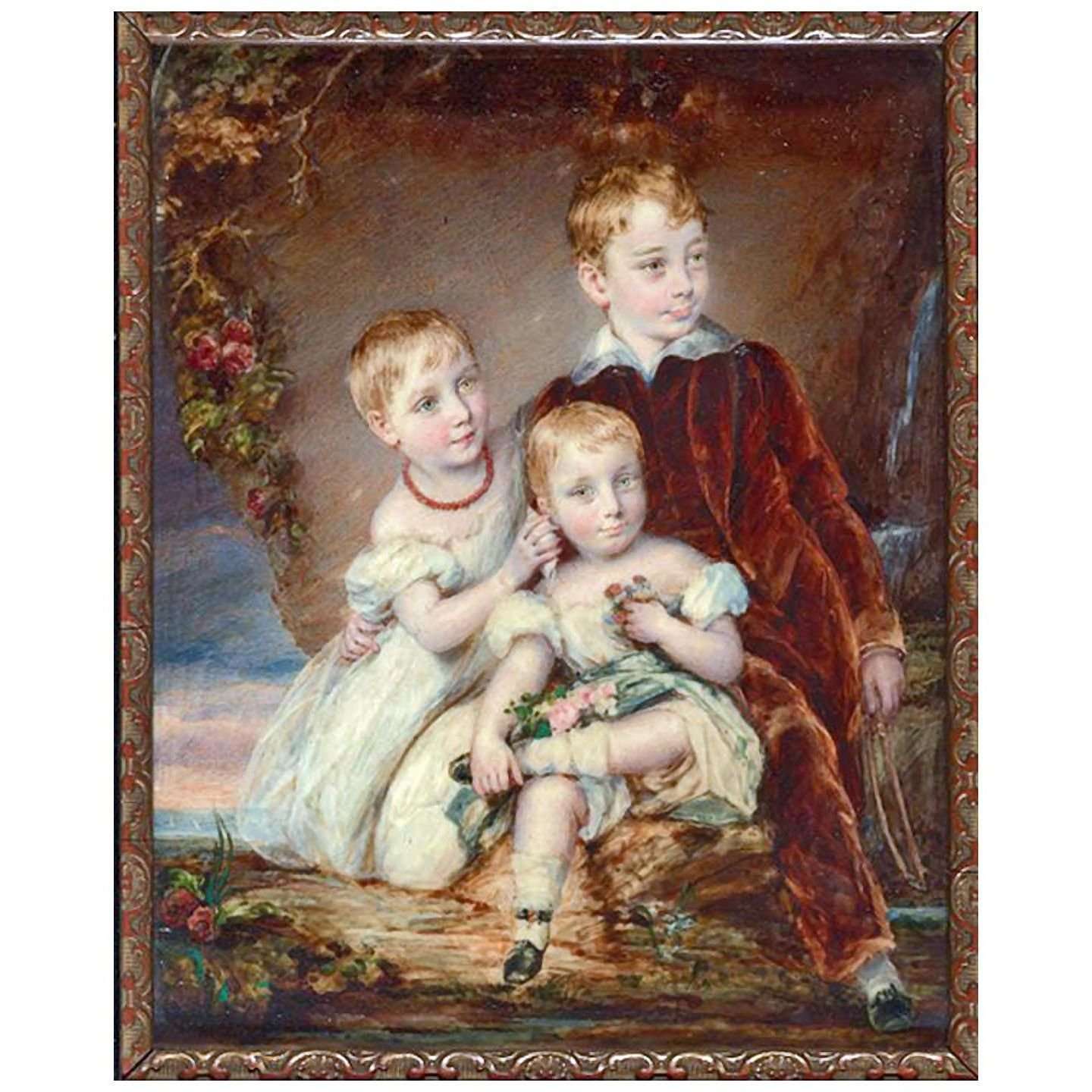  Christina Robertson. Three Unknown Children. 1820s. NGS Edinburgh