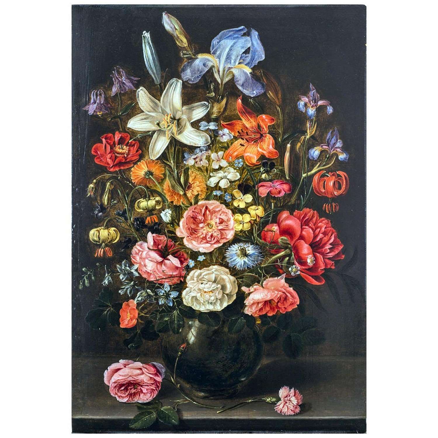  Clara Peeters. Still-life with Flowers in a Glass Vase. 1610. NMWA New-York