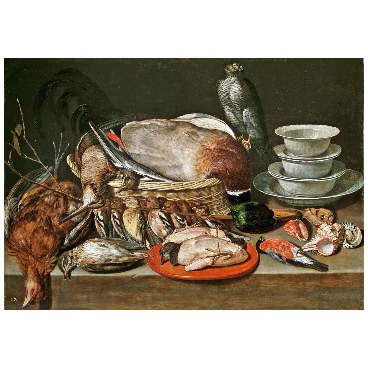  Clara Peeters. Game Piece with Poultry. 1611. Museo del Prado Madrid