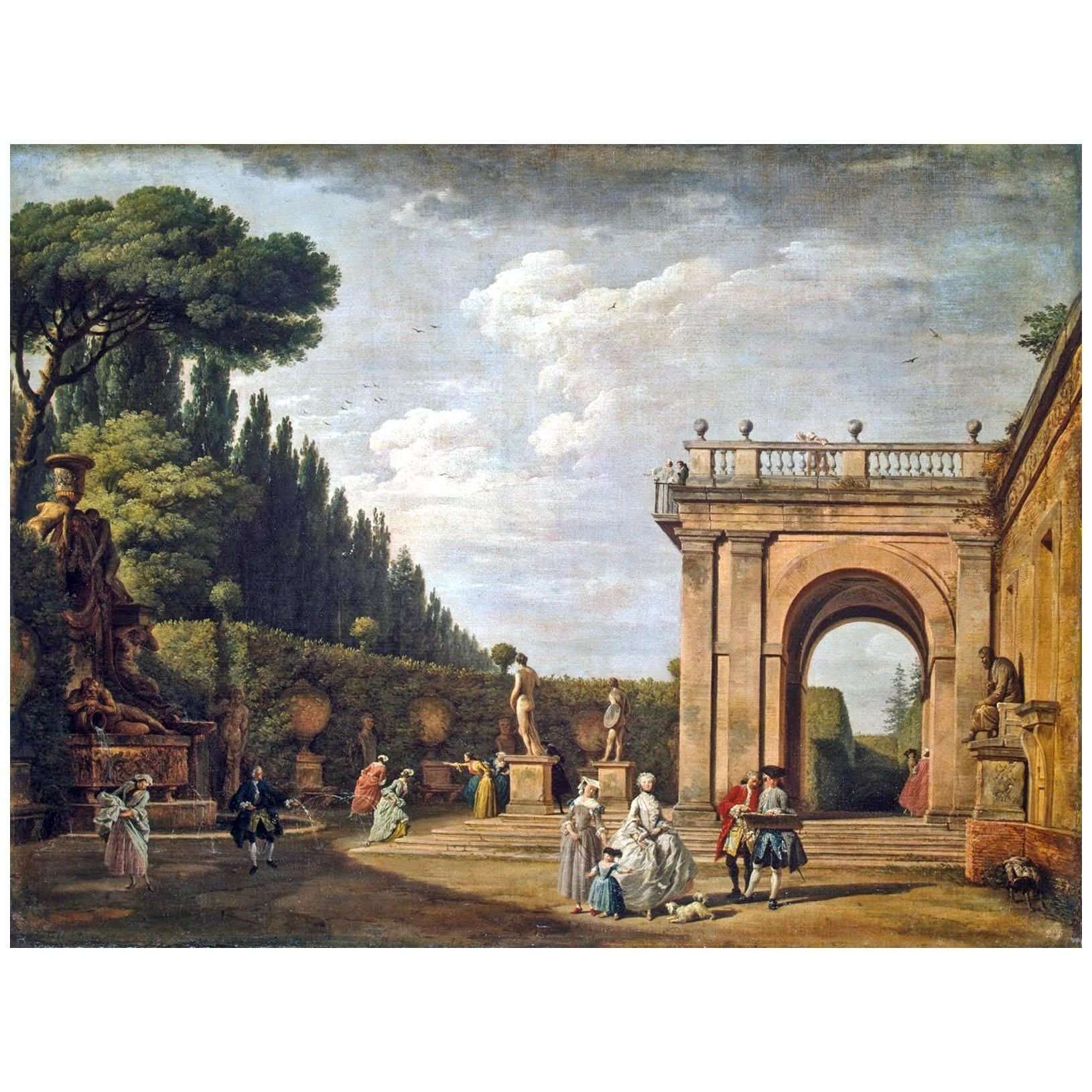 - Joseph Vernet. Villa Ludovisi. 1749. Hermitage Museum