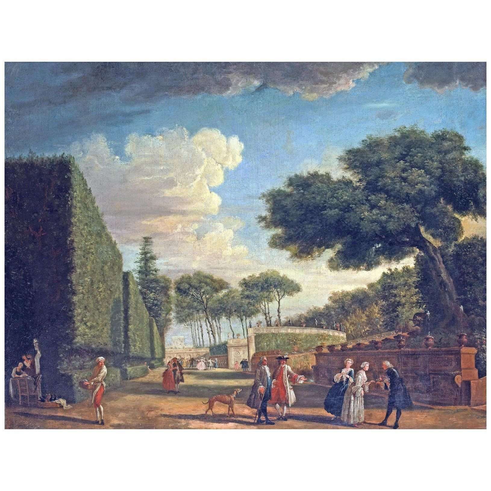 - Joseph Vernet. Parc de la Villa Pamphili ? Rome. 1749. Pushkin Museum