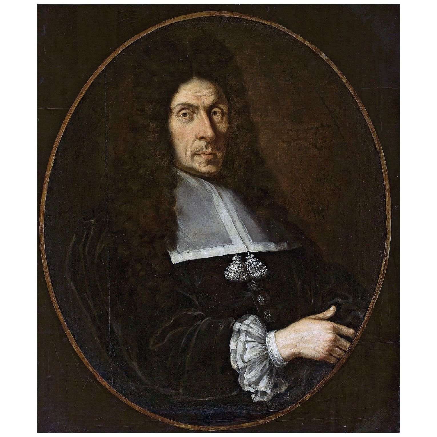 Claude Lefebvre. Homme dans perruque noire. 1669. Muzeum Narodowe w Warszawie