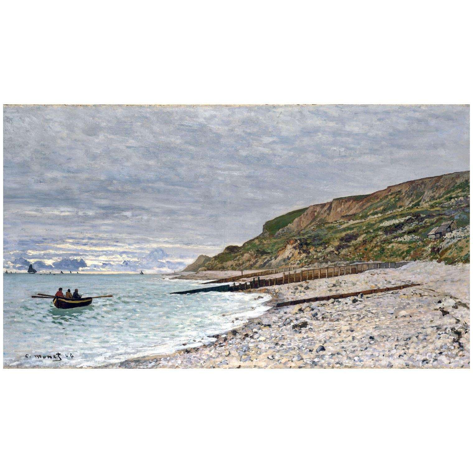  Claude Monet. Pointe de la H?ve ? Sainte-Adresse. 1864. National Gallery London