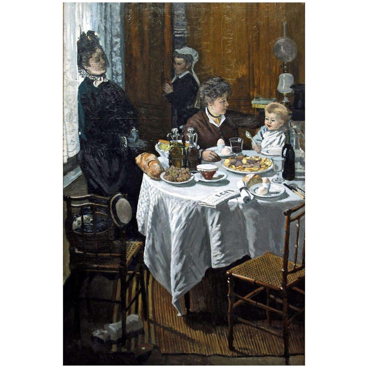  Claude Monet. Le dejeuner. 1868. St?del, Frankfurt