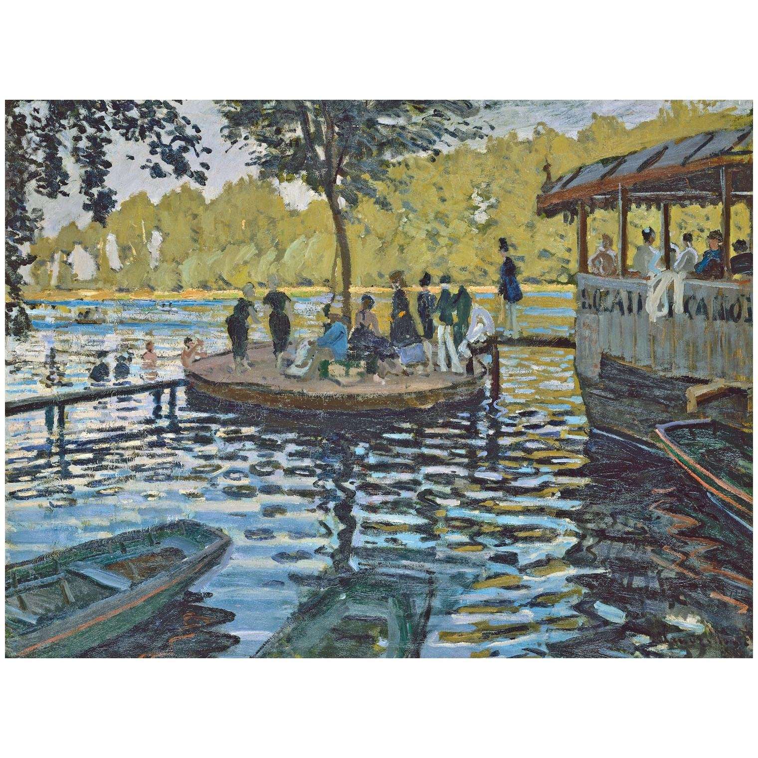  Claude Monet. La Grenouill?re. 1869. Metropolitan Museum NY