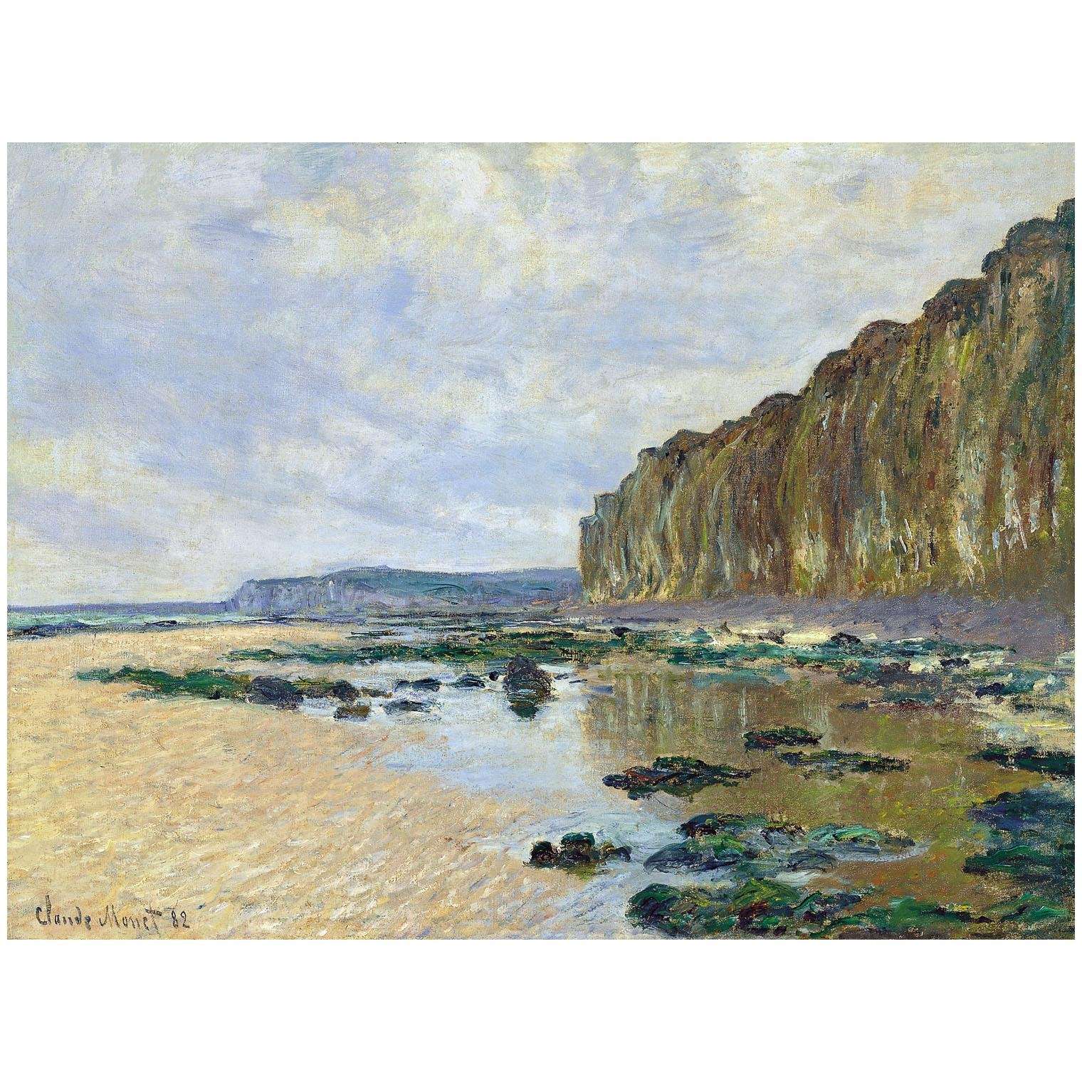  Claude Monet. Mar?e basse devant Varengeville. 1882. Thyssen-Bornemisza Madrid