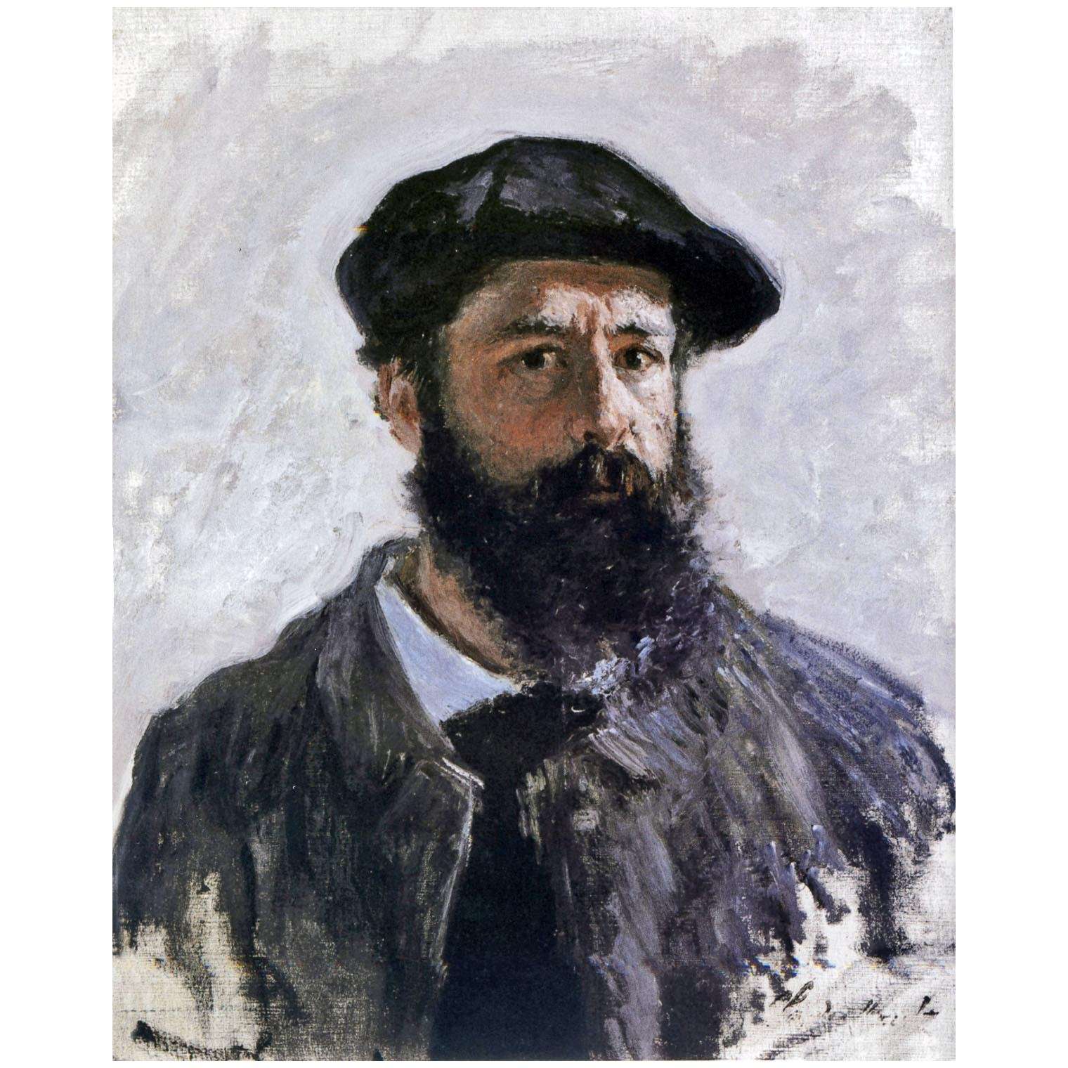  Claude Monet. Autoportrait en beret. 1886. Private collection