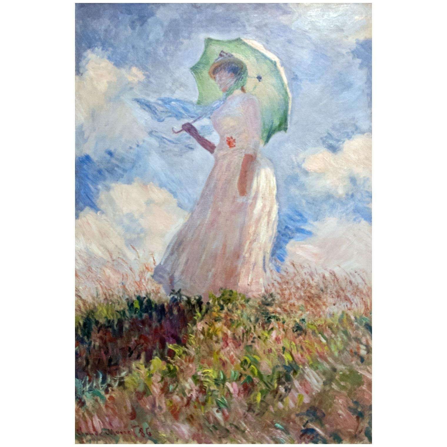  Claude Monet. Femme ? l'ombrelle. 1886. Musee dOrsay Paris
