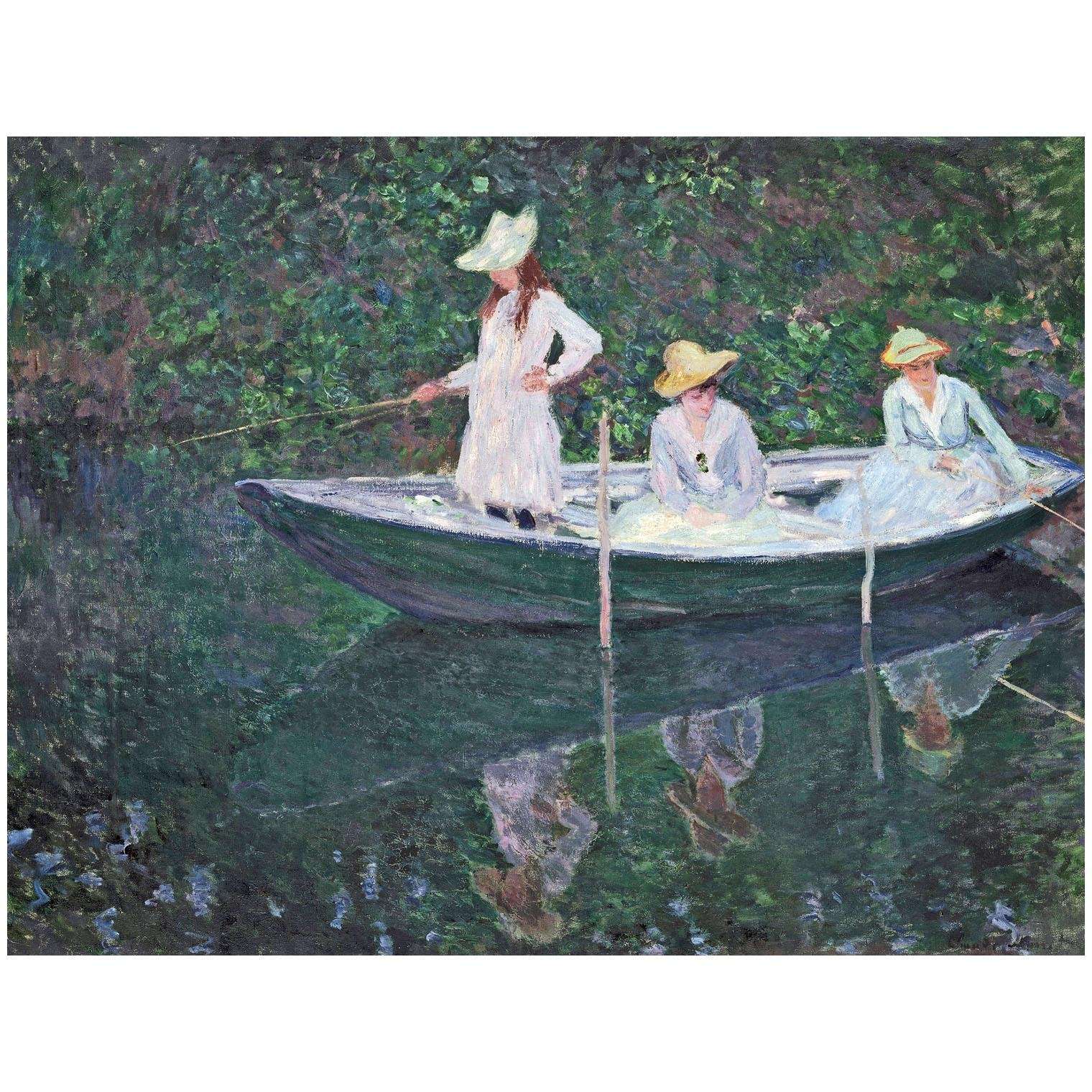  Claude Monet. La barque ? Giverny. 1887. Musee dOrsay Paris