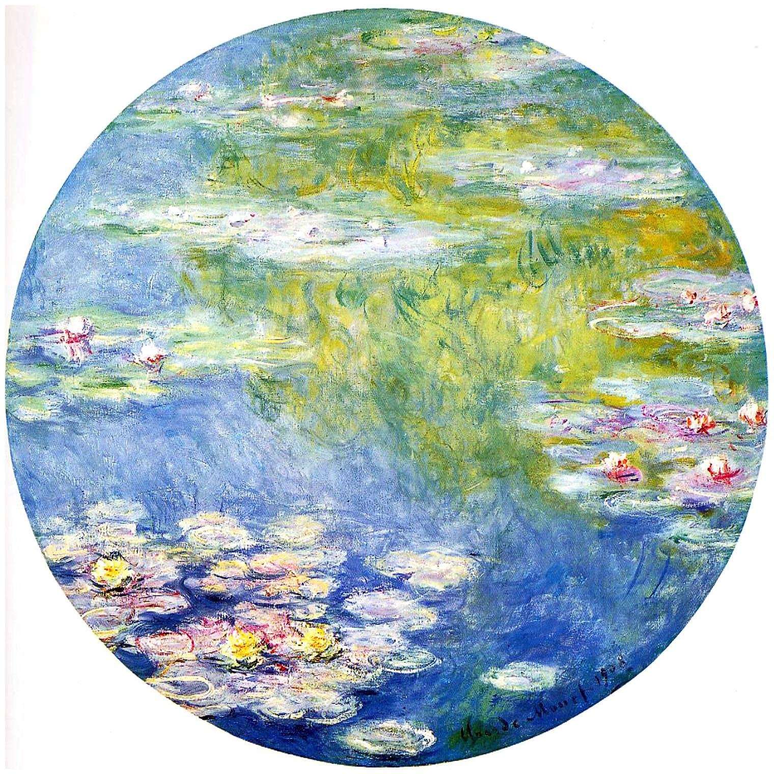  Claude Monet. Nymphas. 1909. Dallas Museum of Art