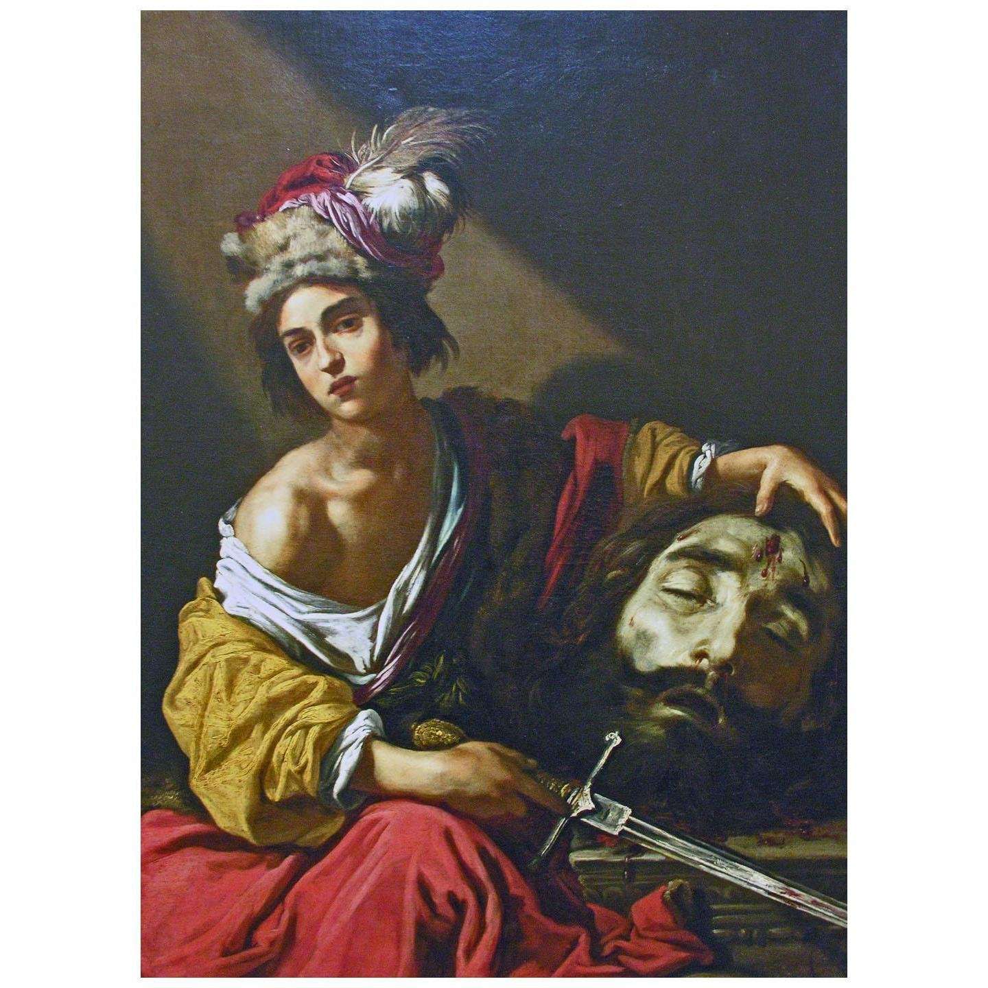  Claude Vignon. David avec la t?te de Goliath. 1620. Blanton Museum Austin