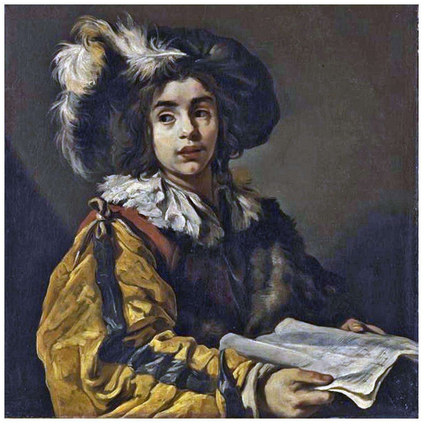  Claude Vignon. Le Jeune Chanteur. 1622. Musee du Louvre