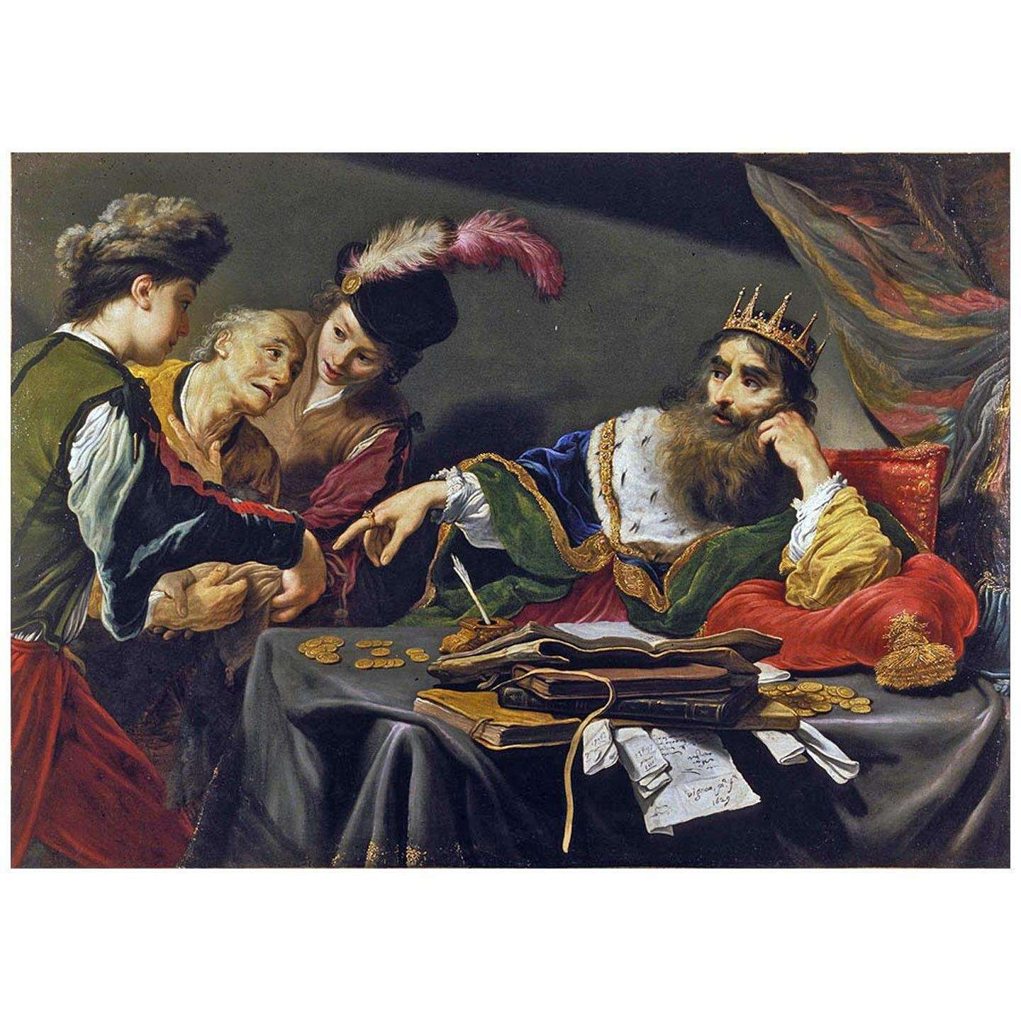  Claude Vignon. Parabole du Serviteur Impitoyable (Cr?sus). 1629. MBA de Tours