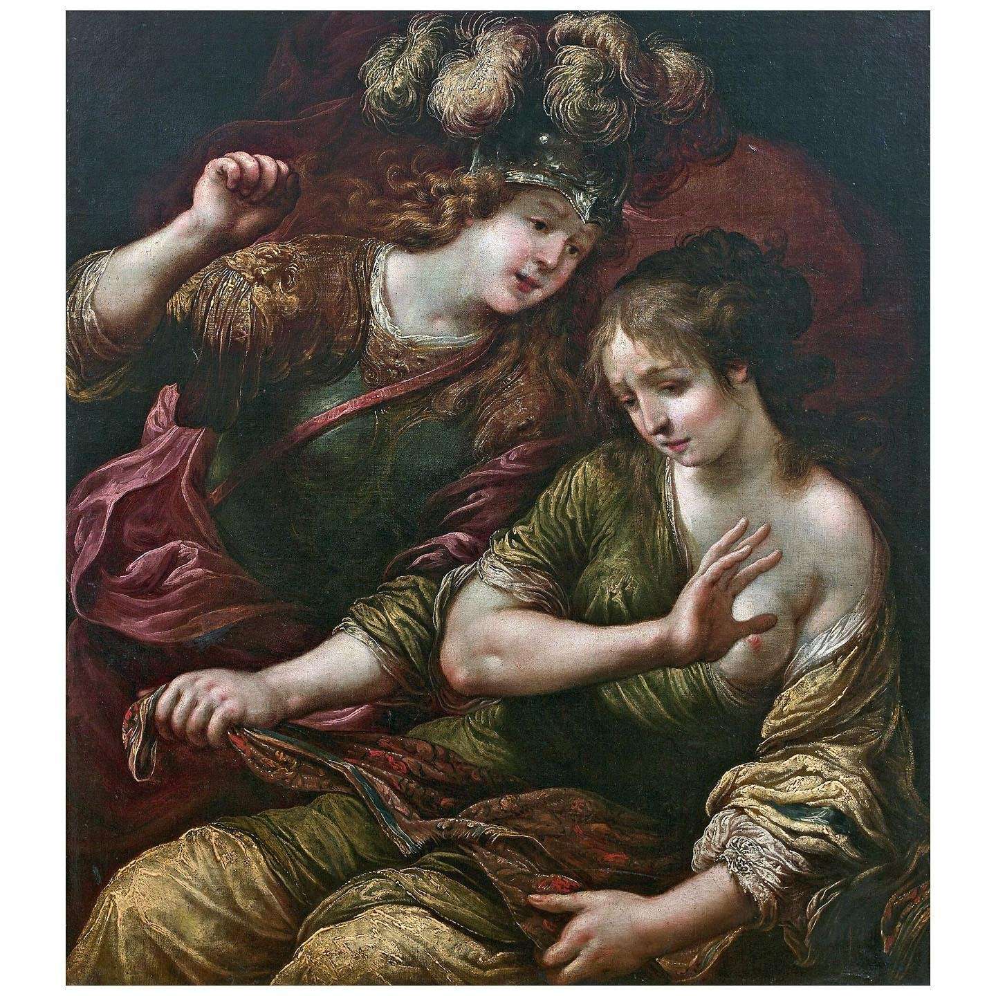  Claude Vignon. Minerve et Arachn?. 1630. Collection privee