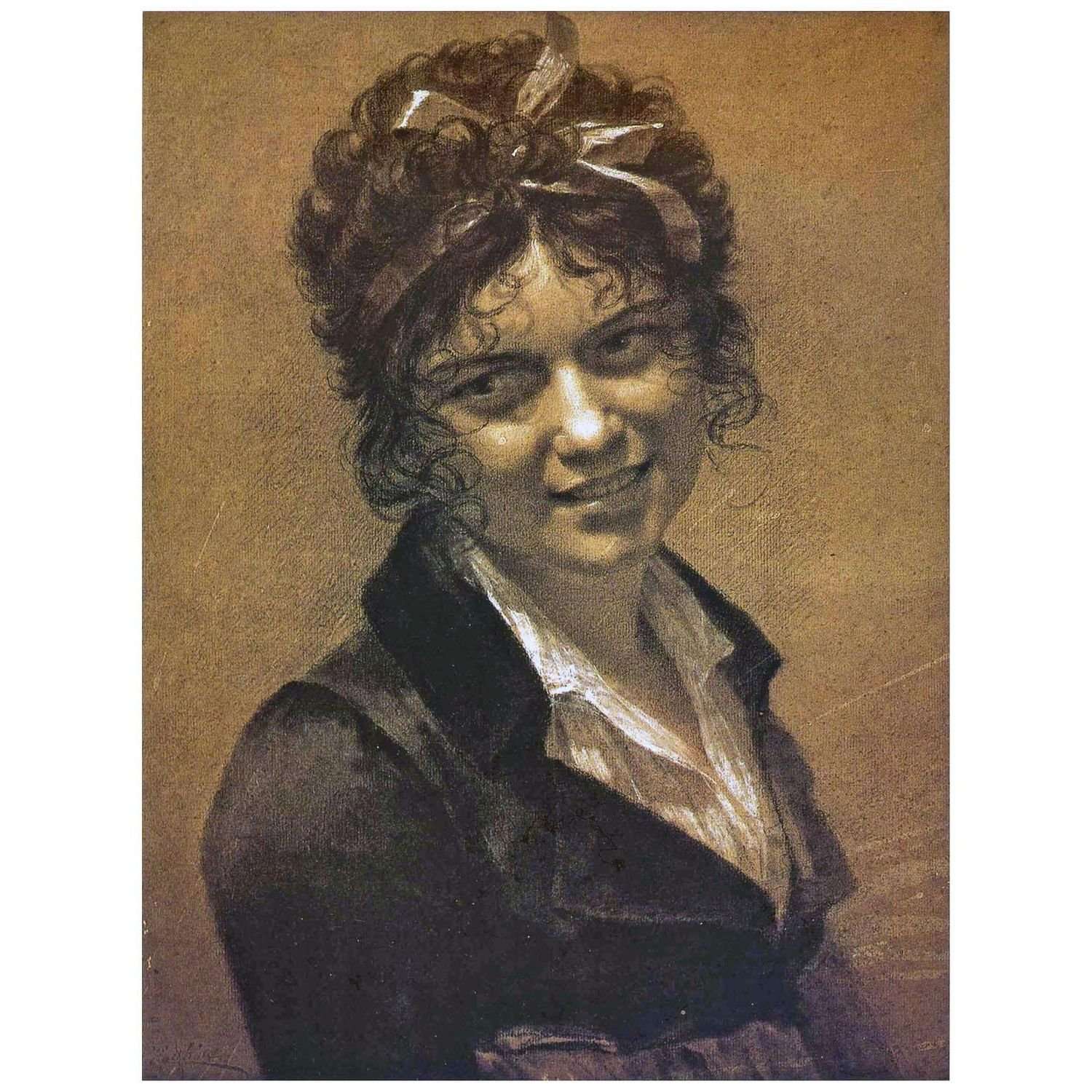  Pierre-Paul Prudhon. Portrait de Constance Mayer. 1804. Musee du Louvre