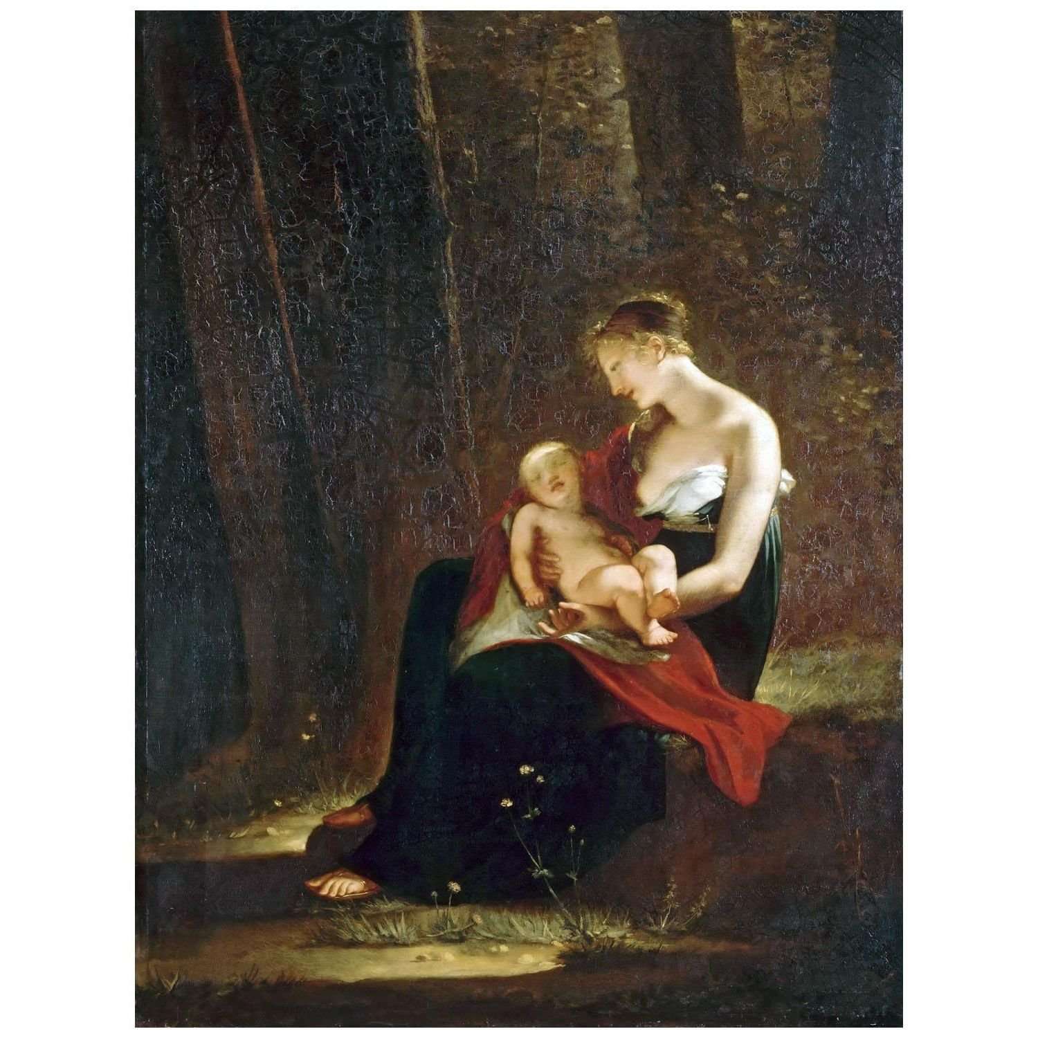  Constance Mayer. La m?re heureuse. 1810. Musee du Louvre