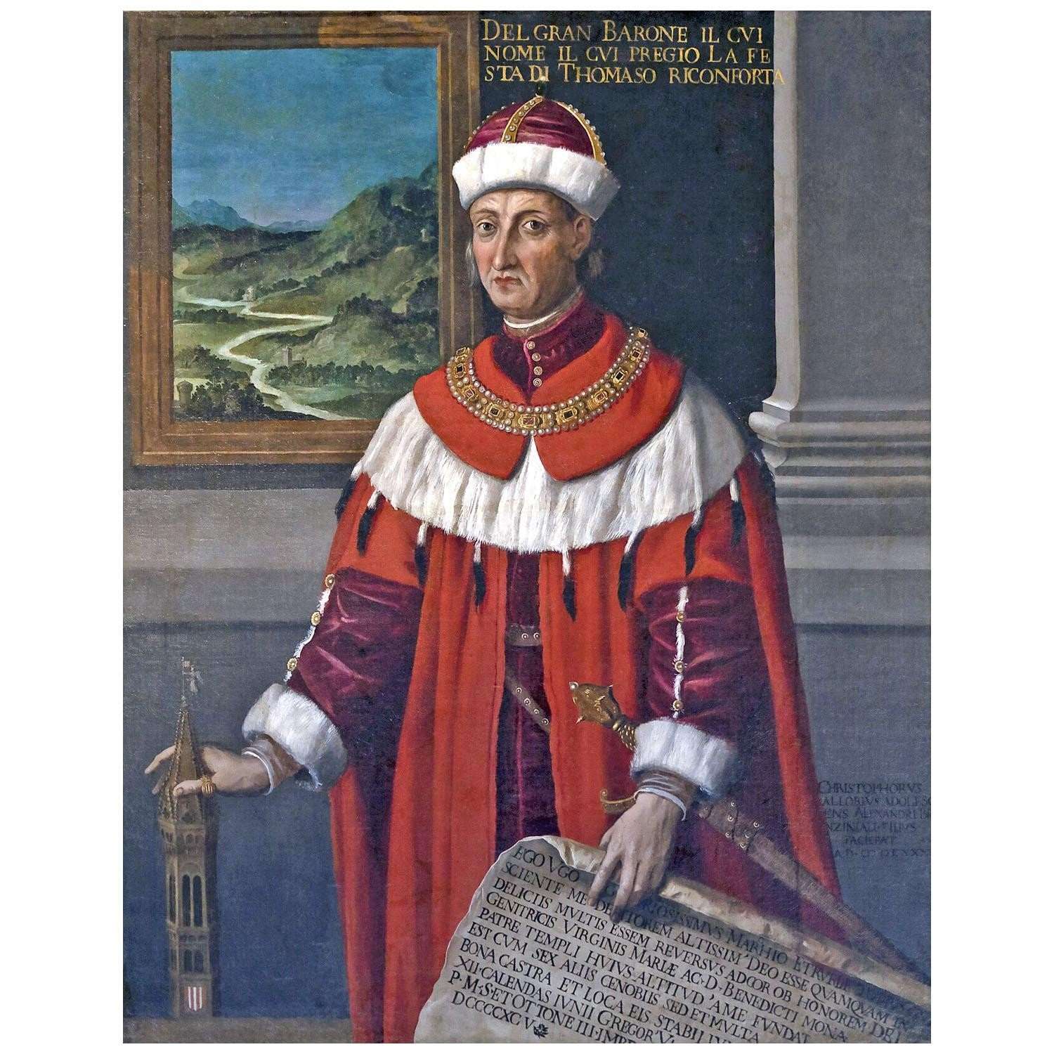  Cristofano Allori. Il marchese Ugo di Toscana. 1595. Galleria degli Uffizi