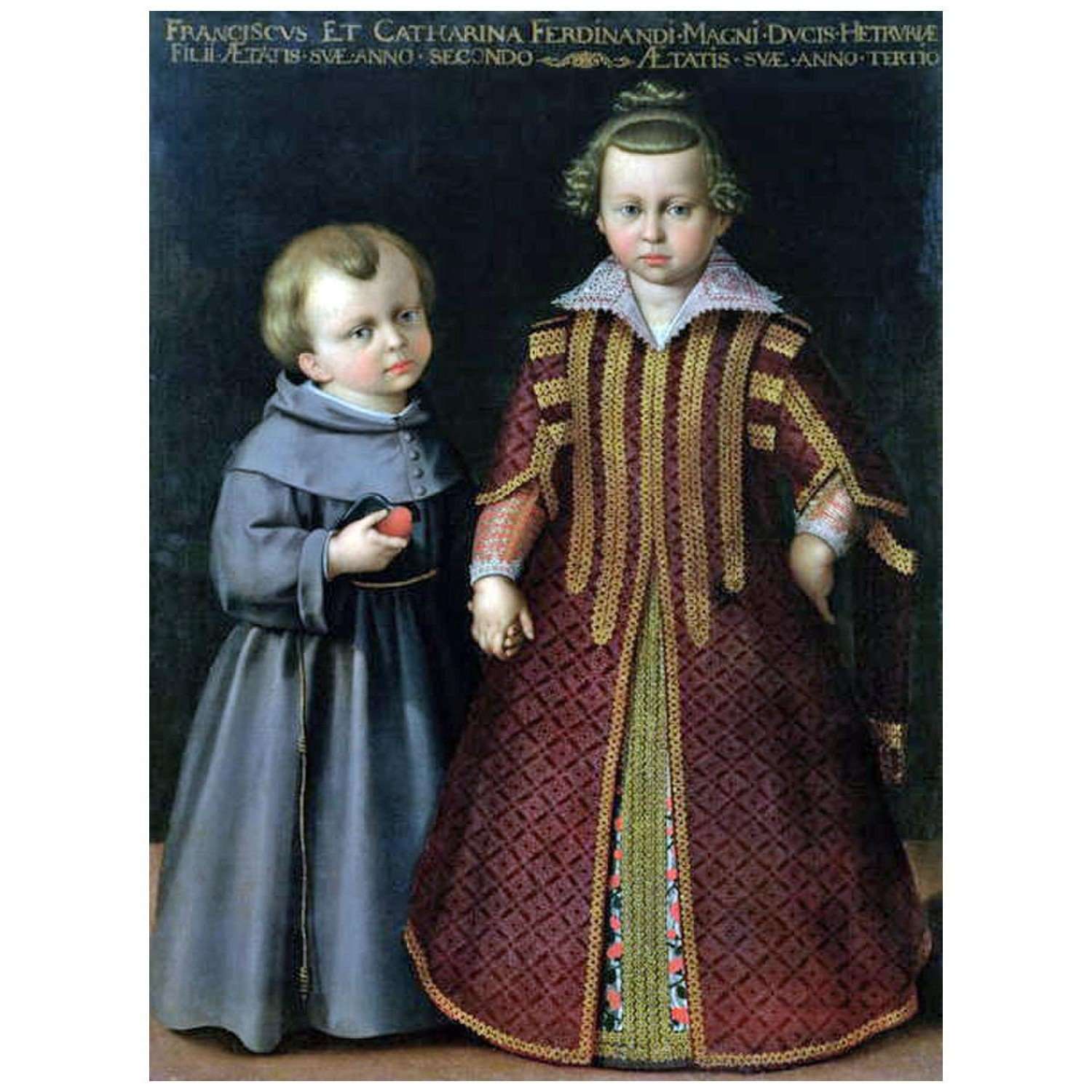  Cristofano Allori. Francesco e Caterina Medici. 1598. Palazzo Pitti Firenze