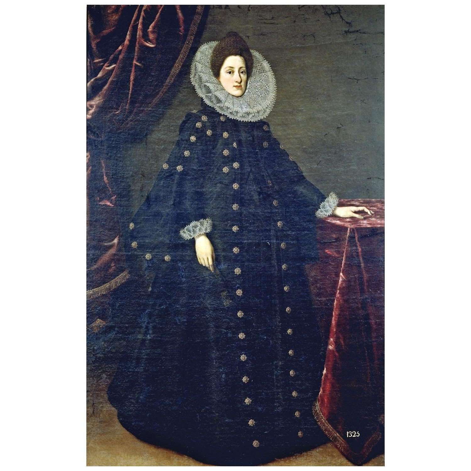  Cristofano Allori. Maria Maddalena d'Austria. 1609. Museo del Prado