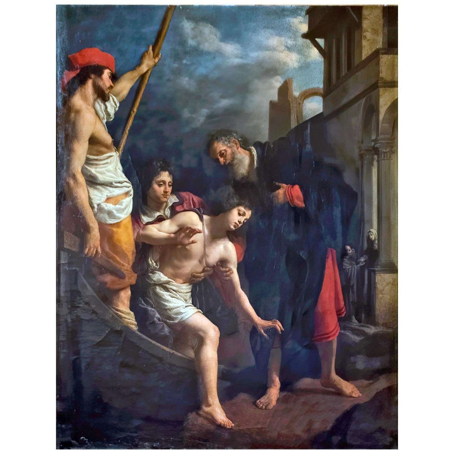  Cristofano Allori. L'ospitalit? di San Giuliano. 1610. Palazzo Pitti Firenze