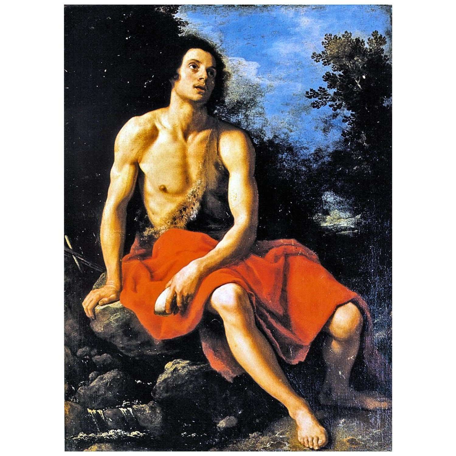  Cristofano Allori. San Giovanni Battista nel deserto. 1612. Palazzo Pitti Firenze