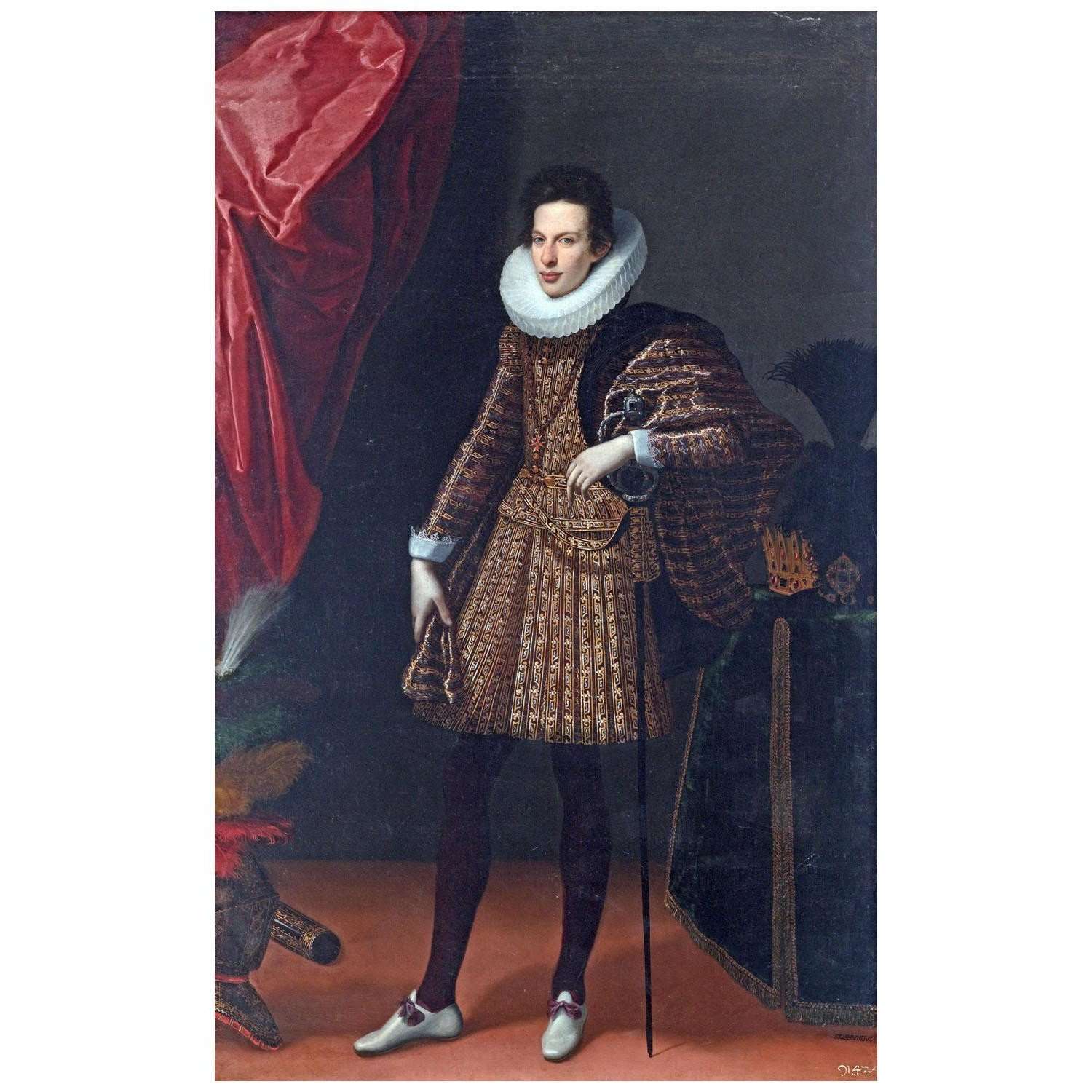  Cristofano Allori. Cosimo II de Medici. 1612. Museo Nacional de Basilicata