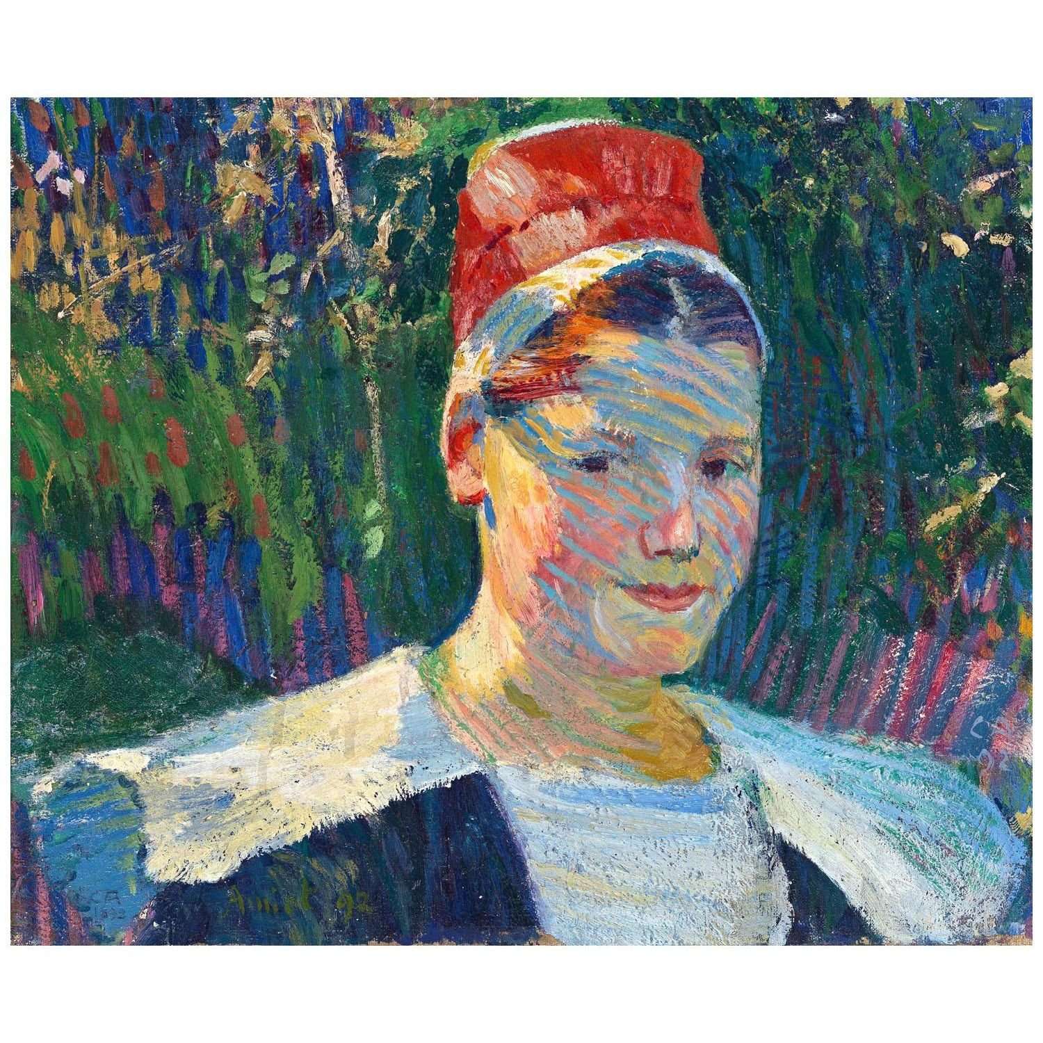  Cuno Amiet. Bretonin. 1892