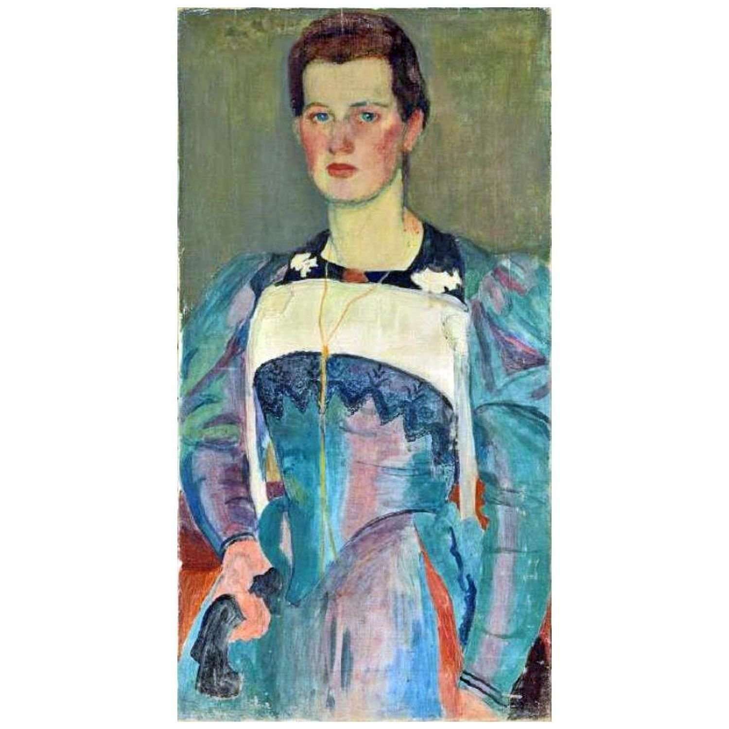  Cuno Amiet. Bildnis Anna Luder. 1896