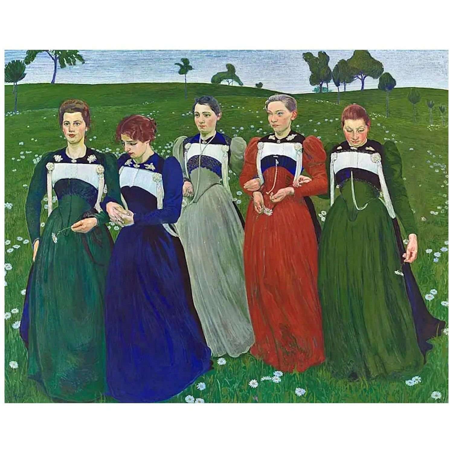  Cuno Amiet. Ein pr?chtiger Abend. 1899