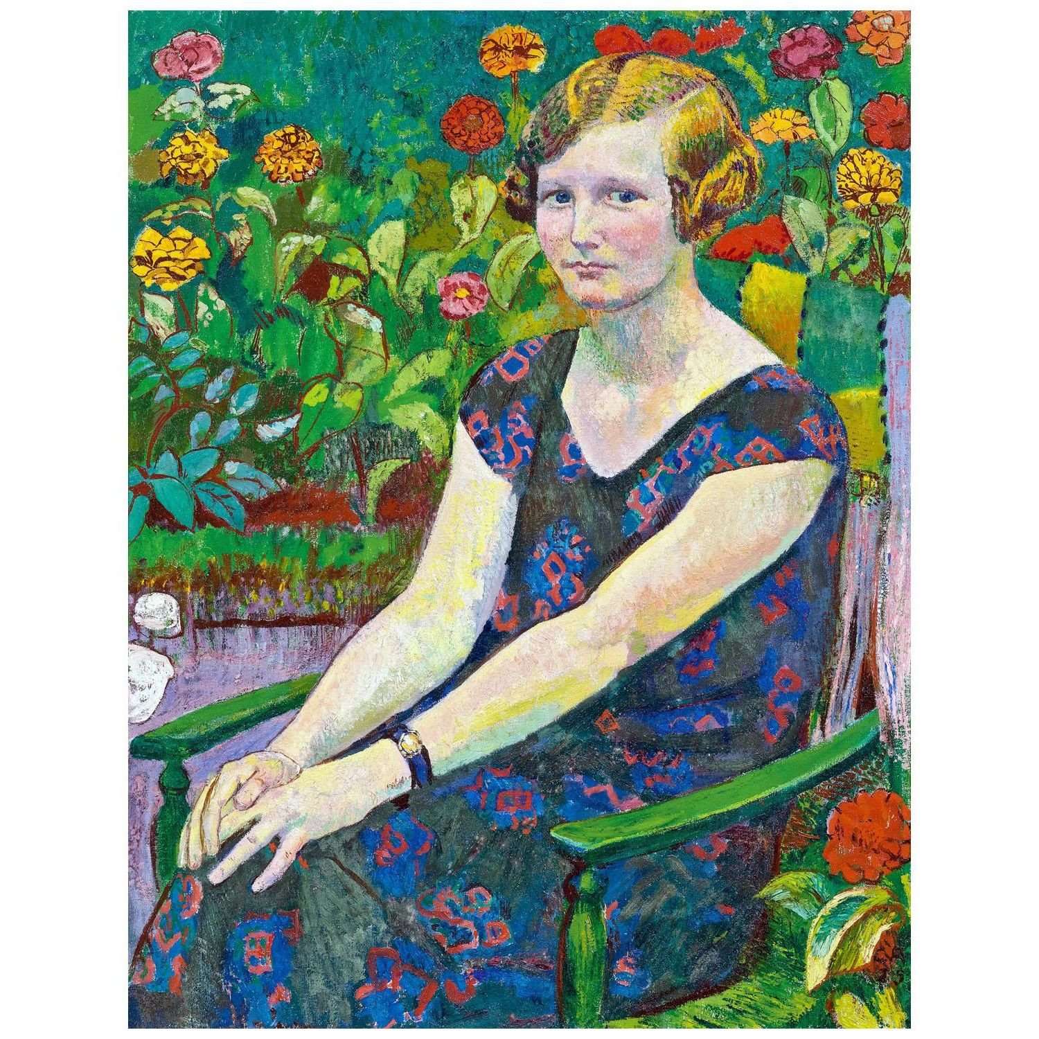  Cuno Amiet. Blidnes Anna-Marie. 1925