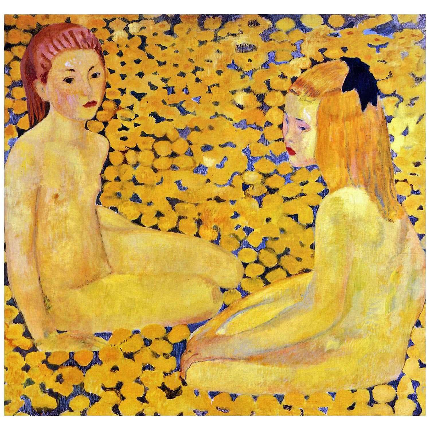  Cuno Amiet. Gelbe M?dchen. 1931
