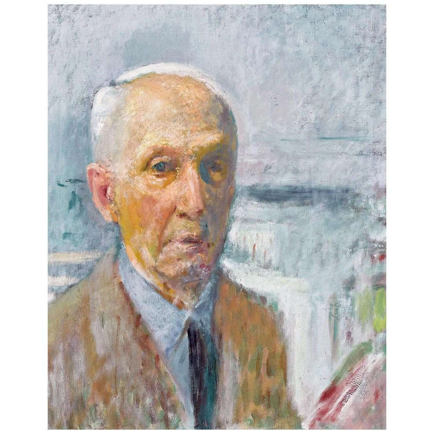  Cuno Amiet. Selbstportr?t. 1960