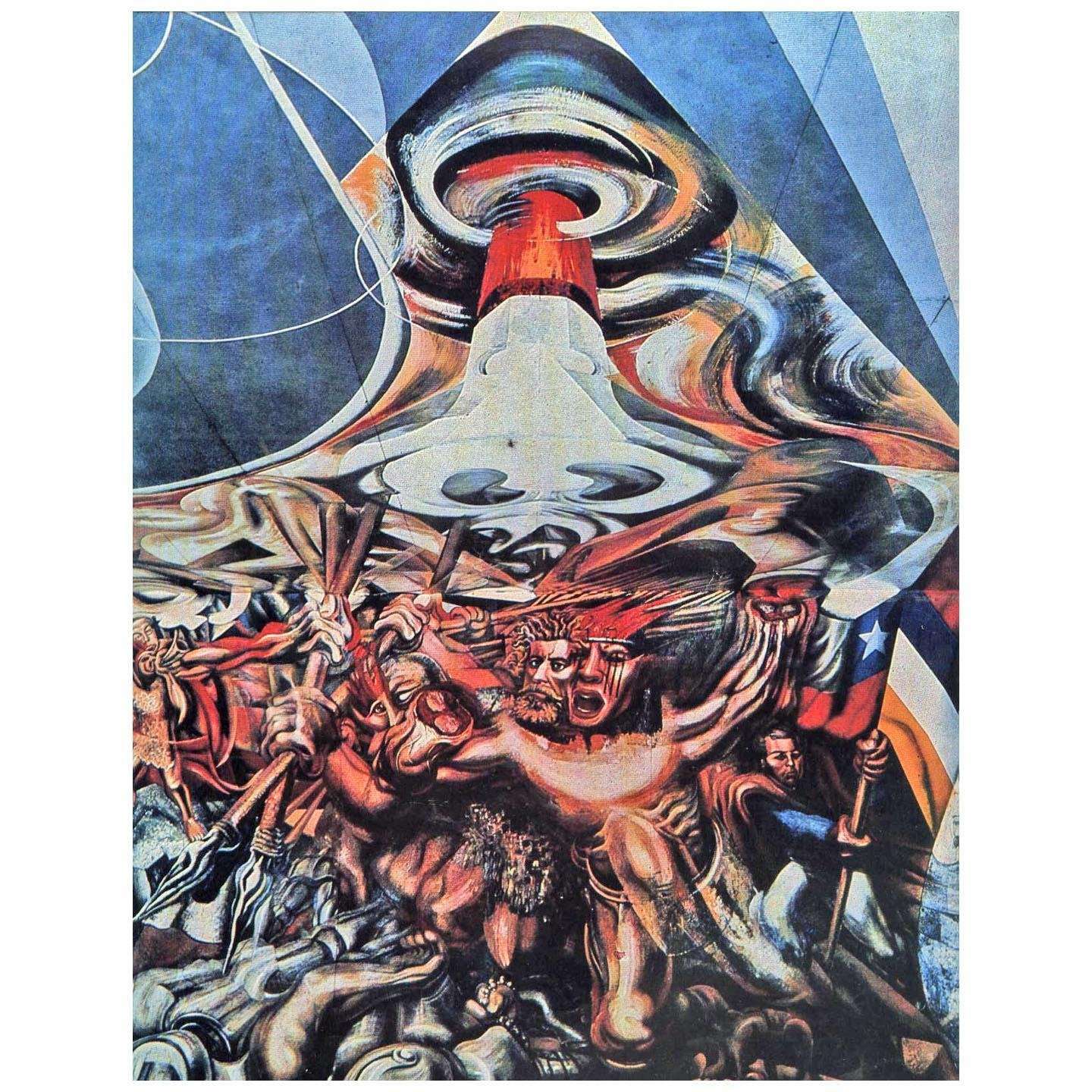   David Siqueiros. Muerte al Invasos. 1942. Escuela Mexico, Chill?n, Chile