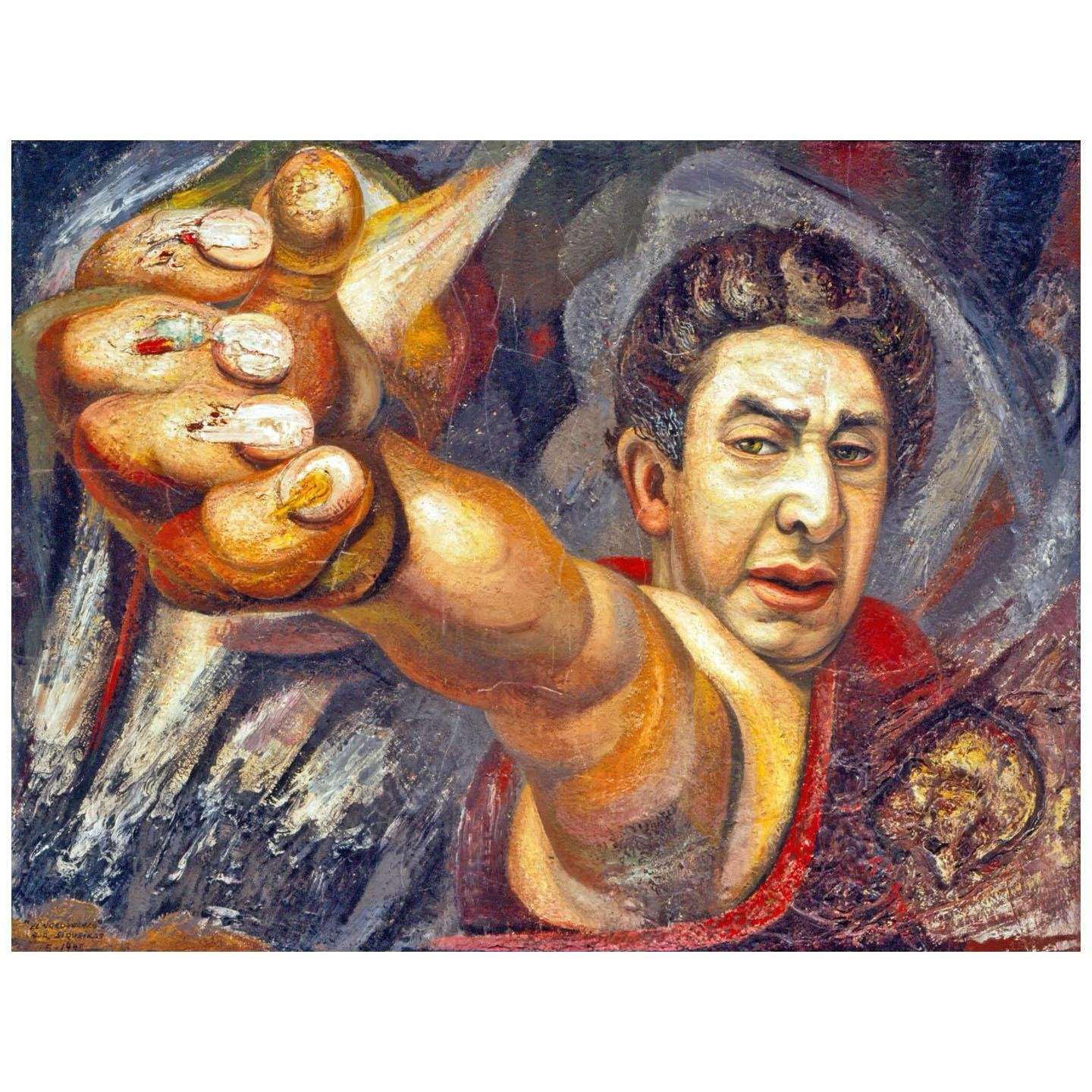   David Siqueiros. Autorretrato (El coronelazo). 1945. Museo Nacional de Arte de M?xico