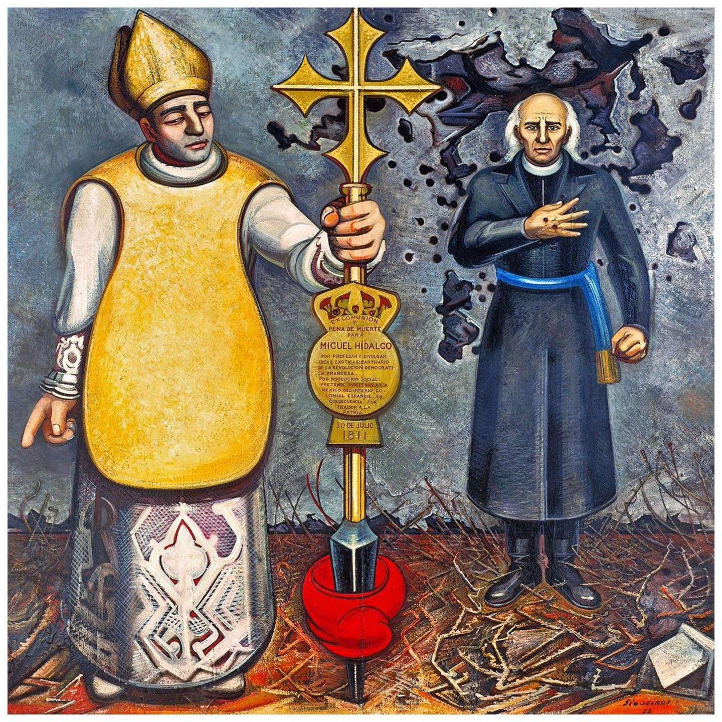   David Siqueiros. Father Hidalgo . 1953. Universidad de San Nicol?s de Hidalgo, Morelia