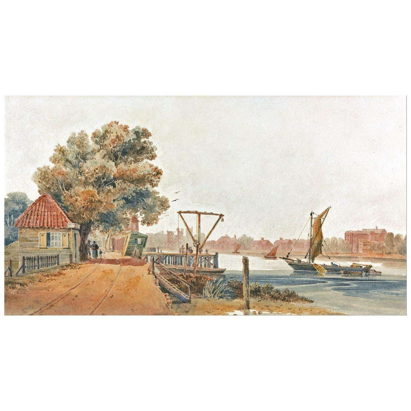  David Cox. Millbank. 1810. Yale Center for British Art