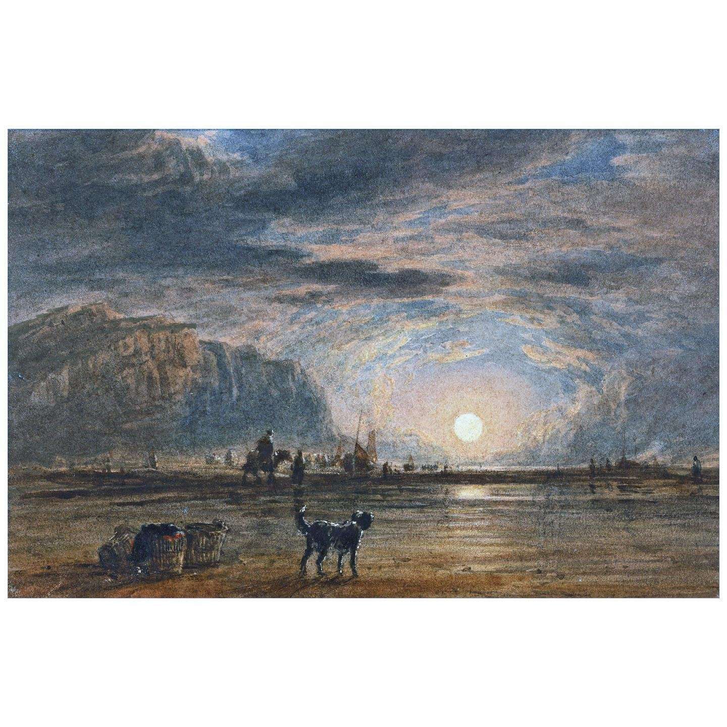  David Cox. Beach Scene. Sunrise. 1820. Yale Center for British Art
