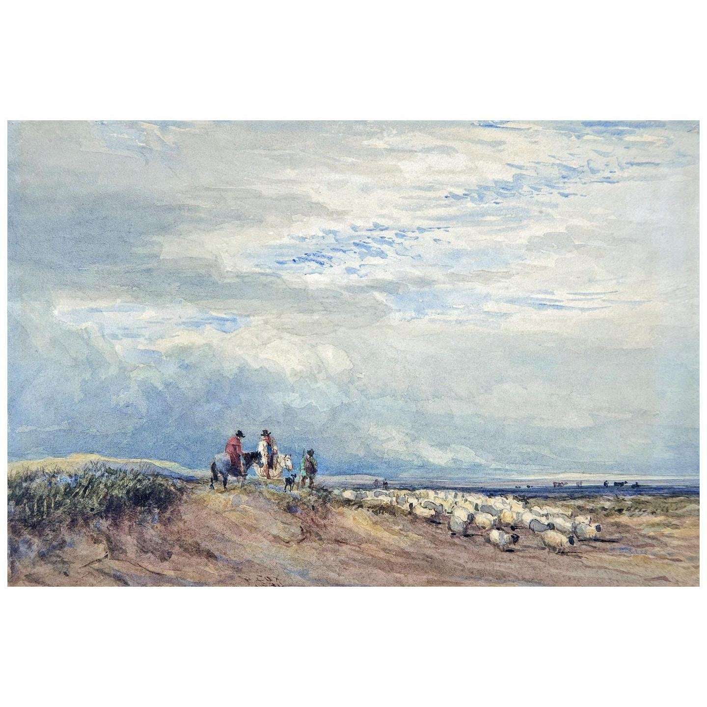  David Cox. Riders with Sheep near an Estuary. 1830. Metropolitan Museum New York