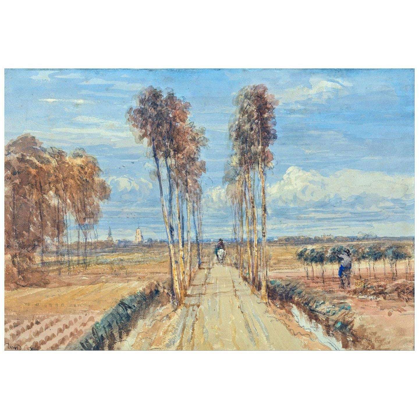  David Cox. The Poplar Avenue. 1835. Yale Center for British Art