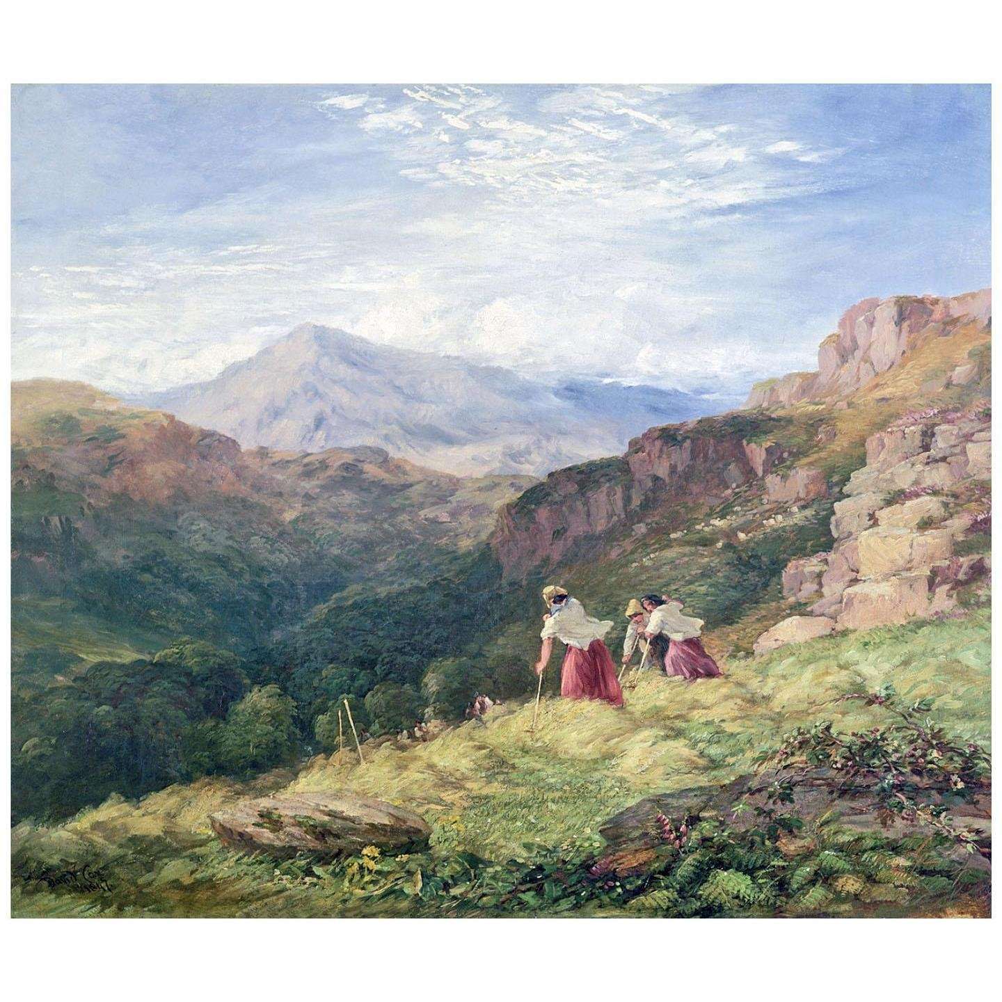  David Cox. Haymaking on Snowdon. 1847. Towneley Hall Art Gallery, Burnley