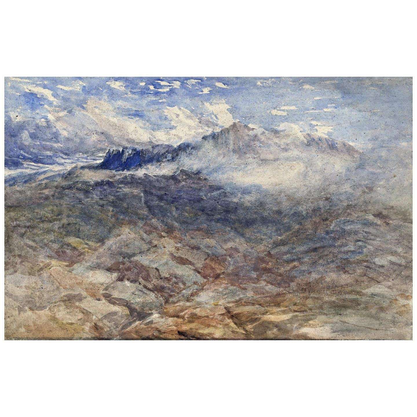  David Cox. Mountain Heights. 1850. National Gallery of Art Washington